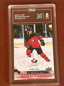 Brandt Clarke Programma di Eccellenza Tela TAG 8 (833) 2022-23 Serie Upper Deck - Foto 1 di 2