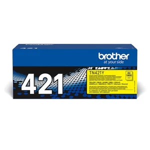 BROTHER TN-421Y Toner Cartridge, Yellow, Single Pack, Standard Yield, Includes 1 - Bild 1 von 10