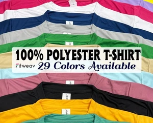 100% Polyester T-Shirt, Dri Fit T-Shirt, Unisex Blanko Sublimationsshirts - Bild 1 von 32