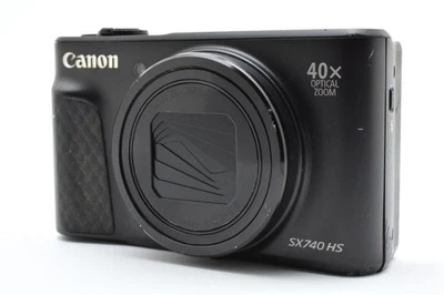 Canon PowerShot SX740 HS Black Compact Camera 40x Optical Zoom Digital Camera - Image 1 of 4