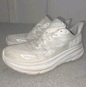 Hoka One One Clifton 9 Damen-Laufschuhe weiß Synthetik Größe 9,5 - Bild 1 von 14