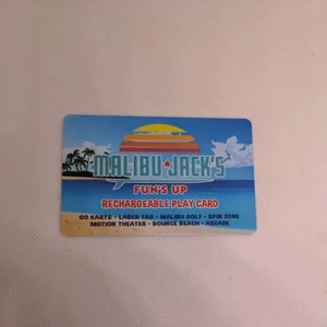 Rechargeable Play Card Malibu Jack's Fun's Up Bettendorf, IA 52722 - No Value - Imagen 1 de 2