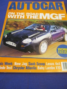 AUTOCAR - ON THE ROAD WITH MGF - 19 April 1995 vol 204 # 5123 - Picture 1 of 1