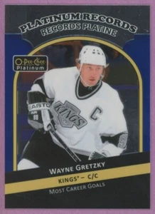 2017 17-18 OPC PLATINUM RECORDS MÁS GOLES PROFESIONALES REYES WAYNE GRETZKY #PR-5 - Imagen 1 de 1