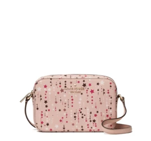 KATE SPADE Twinkle Printed Mini Camera Crossbody Bag Pink Multi K4729 - Picture 1 of 5