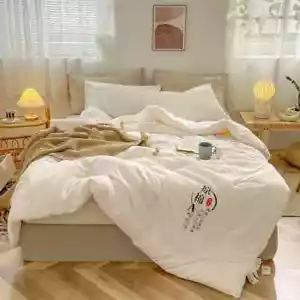 High-quality Spring Summer Autumn Winter Duvet 100% Cotton Filling Quilted - Picture 1 of 28