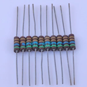 10 piezas 5.6R ohmios 0.5W Composición de Carbono Resistencia Vintage Amplificador Estilo ALLEN - Imagen 1 de 3