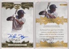 2015 Leaf Ultimate Draft Gold Etched Foil /10 Ke'Bryan Hayes #BA-KBH Auto