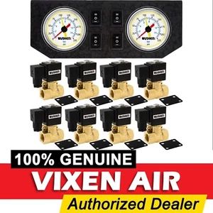 VÁLVULAS DE AIRE NPT SOLENOIDES DE 1/2" CON 2 CALIBRE DE AGUJA DOBLE/4 INTERRUPTORES SUSPENSIÓN/PASEO AÉREO - Imagen 1 de 11