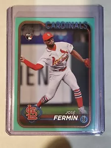 2024 Topps Series 1 Jose Fermin RC #305 Aqua Fanatics Exclusive - Picture 1 of 2