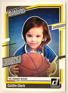 2024 Panini Donruss Caitlin Clark Collection Highlights Card #H1 Iowa Hawkeyes - Picture 1 of 2