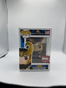 Funko Pop Marvel Thor Ragnarok #248 Loki Marvel Collector Corps Exclusivo - Imagen 1 de 5