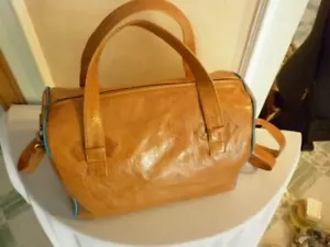 DAMENTASCHE AUS ECHTEM KALBSLEDER, MOD: MARINE - TIMBERLAND KOFFER - Bild 1 von 5