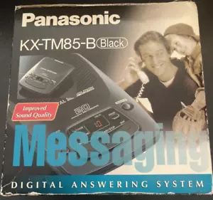 Répondeur téléphonique numérique noir PANASONIC KX-TM85-B occasion - Photo 1/12