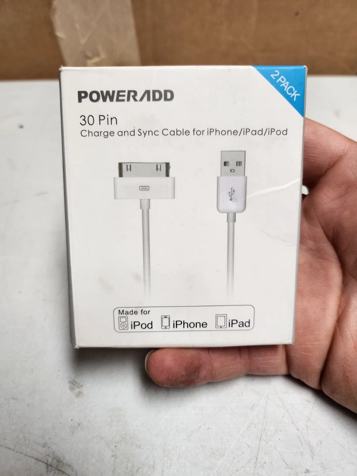 Lot Of 12 USB Data Sync Cable Cord Charger For iPhone 4 4G 4S 3GS iPod Nano... - Image 1 of 4