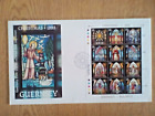 E.......1993  GUERNSEY M/S CHRISTMAS STAINED GLASS FIRST DAY COVER FDC GB