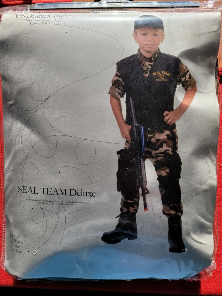 Disfraz de Halloween para niño sello azul marino talla pequeña Foto 1 de 3