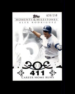 2008 Topps Moments and Milestones #1 Alex Rodriguez \150 (ref 164742) - Picture 1 of 2