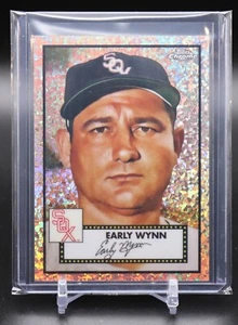 2021 Topps Chrome Platinum Early Wynn #620 Rose Gold Mini Diamond Refractor /75 - Picture 1 of 2