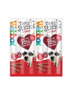 Webbox Dogs Delight Beef Sticks Treat For Small Breed 12 x 6 (72 Sticks) - Picture 1 of 1