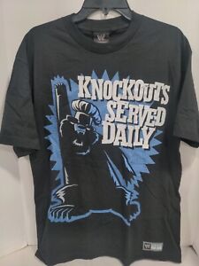  The Big Show Knockouts Served Daily WWE Authentic Wear T-Shirt 2008 Unwore 