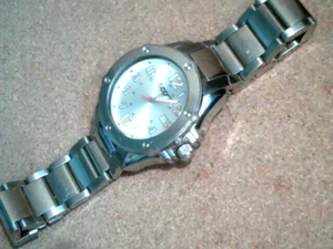 Zippo Quartz Men's Watch Japan heavy bracelet with date of month - Picture 1 of 8