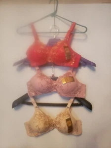 New 3 youth Solid Color lace bra - Picture 1 of 4