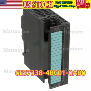 New Siemens 6ES7 338-4BC01-0AB0 6ES7338-4BC01-0AB0 SIMATIC S7-300 Signal module - Picture 1 of 6