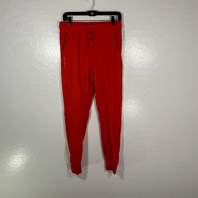 Calça jogger feminina Balance Athletica Vitality grande vermelha laranja elástica academia - Imagem 1 de 4