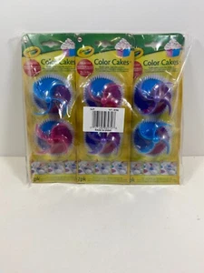Set of 6 Crayola Cakes Cupcake Makers 3 Packs of 2 New In Package - Picture 1 of 4