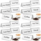 20 Pcs Beverage Signs Coffee Table Tent