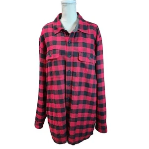 L.L Bean Plaid Fleece Lined Jacket Shirt Button Down Traditional Fit Size XL... - Picture 1 of 4