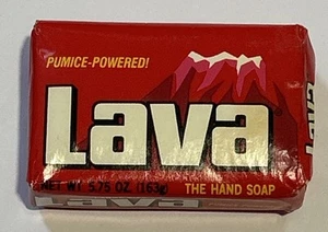 VTG Lava Pumice Hand Soap Bars Regular Size Sealed 5.75 oz rare UPC barcode NOS - Picture 1 of 2