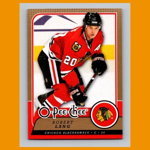 Robert Lang #467 2008-09 O-Pee-Chee Chicago Blackhawks Hockey Card NHL - Picture 1 of 3
