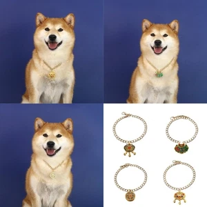 4lots Fortunate Neck Jewelry Necklace Long Lifes Lock Collar Dog Neck Jewellery - Picture 1 of 11