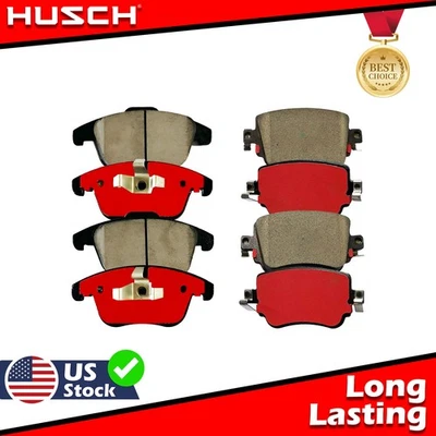 100% Fit Guarantee Front & Rear Ceramic Brake Pads for Volkswagen Passat 2017 - Imagem 1 de 4