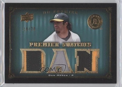 Muestras UD Premier Premier 2008 numeradas en oro a 20/20 Dan Haren #PS-DH Foto 1 de 2
