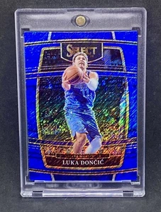 Luka Doncic RARE BLUE SHIMMER REFRACTOR INVESTMENT CARD SSP PANINI MAVERICKS - Picture 1 of 2