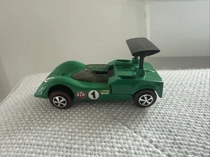 Vintage Hot Wheels Redline Green w/Black Interior Chaparral 2G 1/64 Repro Wing - Picture 1 of 8