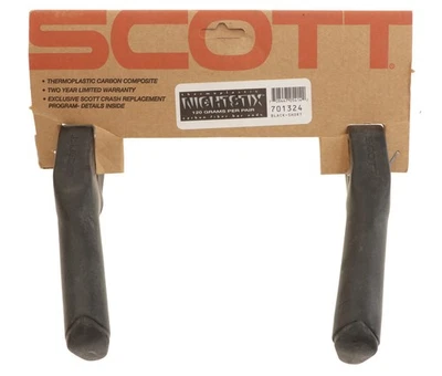 Extremos de barra de fibra de carbono termoplásticos Scott NightStix MTB 120 g barras NUEVO NOS Foto 1 de 4