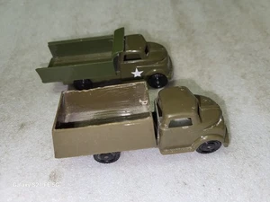 Two Vintage Pyro US Army Trucks for Marx Flat Car O Scale Lot 2 - Picture 1 of 6