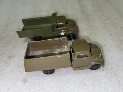 Two Vintage Pyro US Army Trucks for Marx Flat Car O Scale Lot 2 - Image 1 of 4