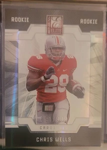 Chris Beanie Wells 2009 Donruss Elite Rookies RC #121 Rookie Cardinals/999 - Imagen 1 de 1