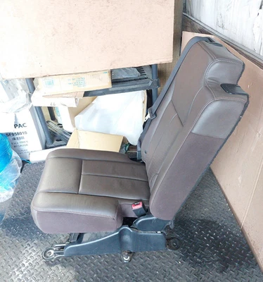 2015-2017 Ford Expedition King Ranch Rear Center Bucket Leather Seat Ebony Foto 1 de 4