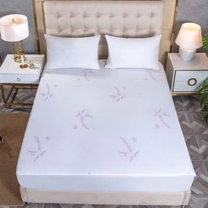 Bibb Home Lavender Infused Scented Mattress Pad - Picture 1 of 5
