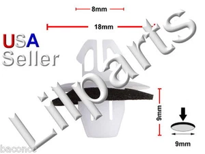 Side Moulding Rocker Panel Clip Toyota Previa Pontiac Vibe 90467-11063 - Picture 1 of 1