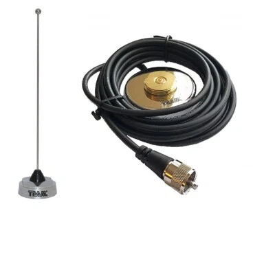 Antenna UHF With Magnet Mount 2" for Mobile Radio Icom Kenwood Vertex PL259 1126 - Image 1 of 2