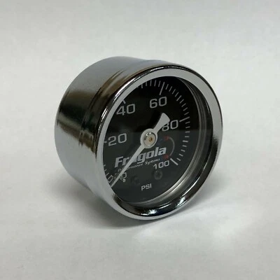 Fragola 1.5" Direct Mount, Non Filled, 0-100 PSI Fuel Pressure Gauge FRA00100D - Image 1 of 2