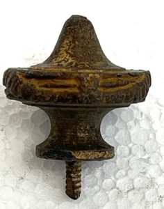 Antike Messing Uhr Endstück 1 1/8" breit 1 1/8" hoch - Bild 1 von 2