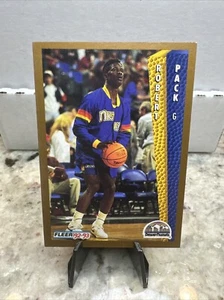 1992 Fleer #331 Robert Pack Denver Nuggets Basketball Card - Picture 1 of 2
